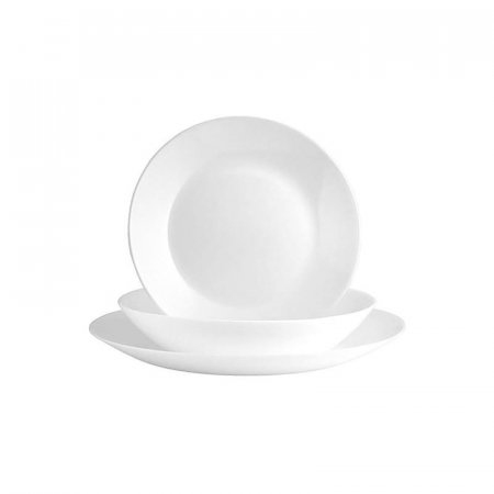 Набор столовой посуды на 6 персон Arcopal Зели 18 предметов стекло белый (артикул производителя L4122)