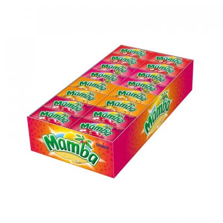 Конфеты жевательные Mamba Ассорти 26.5 г (48 штук в упаковке)