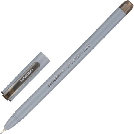 Ручка шариковая неавтоматическая Unomax Joytron черная (толщина линии  0.3 мм)