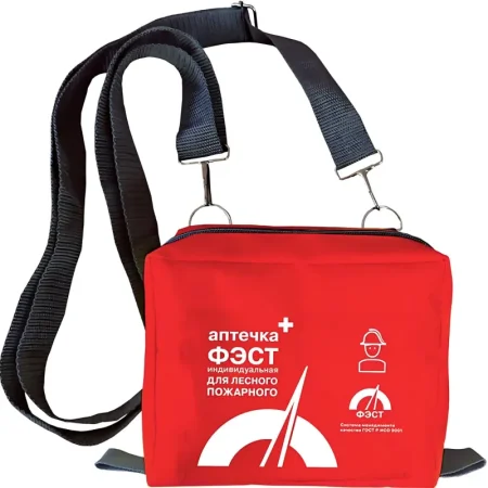 Аптечка индивидуальная лесного пожарного ФЭСТ с наполнением (тканевая  сумка)