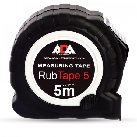 Рулетка ADA RubTape 5 5м x 25мм с фиксатором