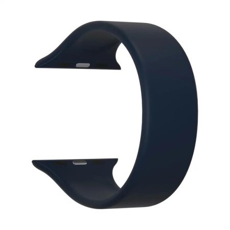 Ремешок Lyambda Atria для Apple Watch 42/44/45 мм темно-синий  силиконовый (DSJ-23-44-DB)