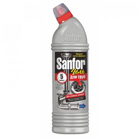 Средство для прочистки труб Sanfor гель 1 кг