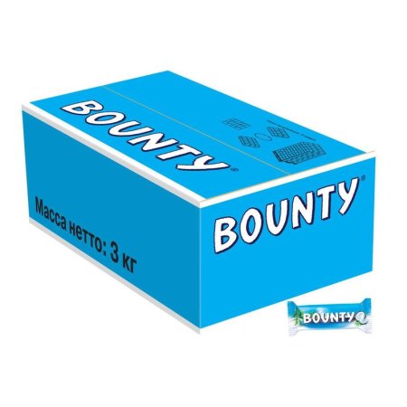 Шоколадные батончики Bounty Minis 3 кг