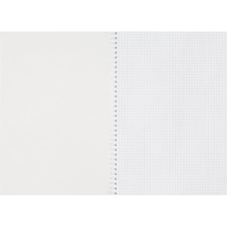 Тетрадь общая Attache А4 60 листов в клетку на гребене (обложка  комбинированная, ВД-лак, 40 штук в упаковке)