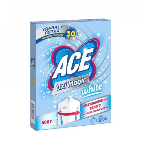 Отбеливатель Ace Oxi Magic White порошок 500 г