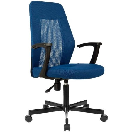 Кресло офисное Easy Chair 225 PTW синее (сетка/ткань, металл)