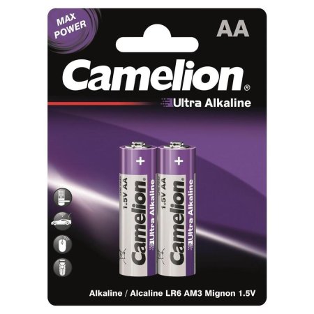 Батарейка AA пальчиковая Camelion Ultra (2 штуки в упаковке)