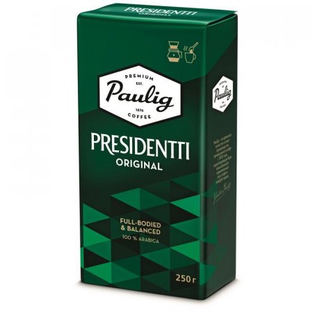 Кофе молотый Paulig Presidentti Original 250 г (вакуумная упаковка)