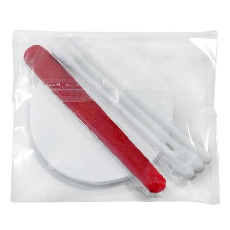 Набор косметический пакет (ватные диски - 2 шт, ватные палочки - 3 шт,  пилка -1  шт, 300 штук в упаковке)