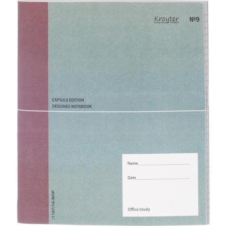 Бизнес-тетрадь Kroyter Офис А5 40 листов разноцветная в линейку на  сшивке (200х200 мм)