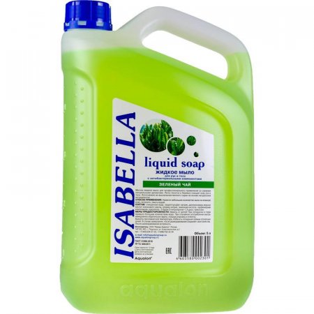 Мыло жидкое с антибактериальным эффектом Изабелла Зеленый чай 5 л