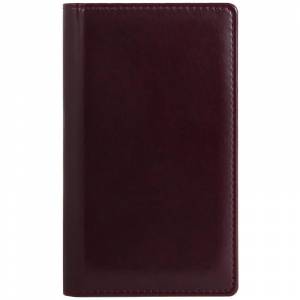 Визитница настольная Attache Каньон искусственная кожа на 96 визиток бордовая