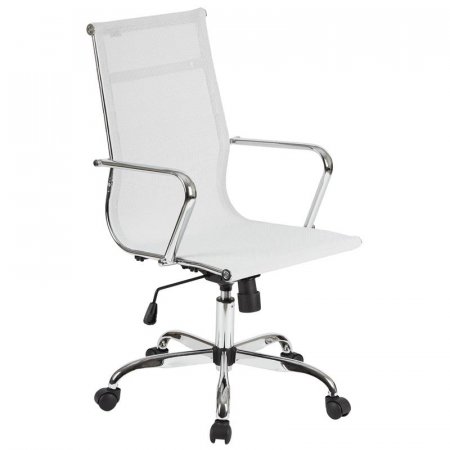 Кресло для руководителя Easy Chair 710 T белое (сетка, металл)