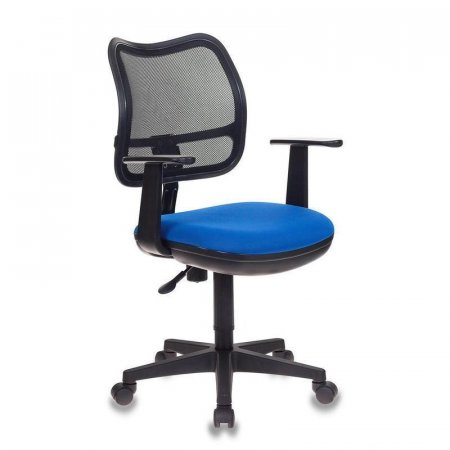Кресло офисное Бюрократ CH 797 синее/черное (сетка/ткань, пластик)