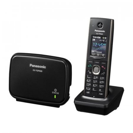 Телефон IP Panasonic KX-TGP600RUB беспроводной, черный