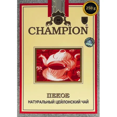 Чай листовой чёрный Champion Пекое 250 г