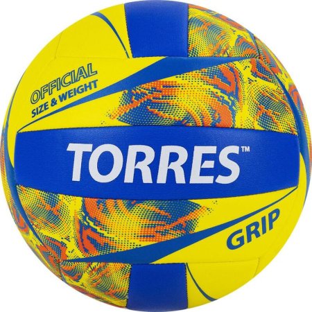 Мяч волейбольный Torres Grip Y №5 разноцветный