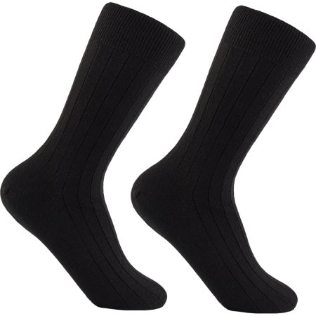 Носки мужские шерстяные черные с полосой размер 25