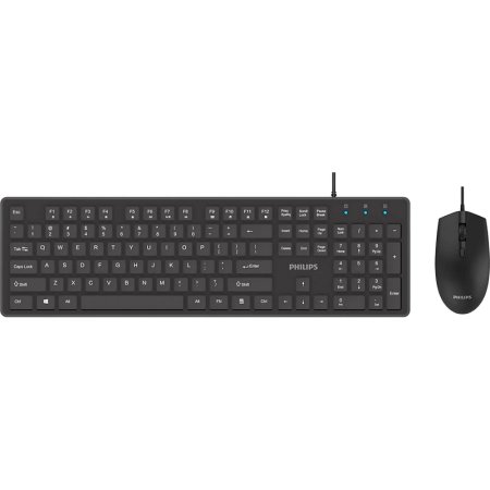 Комплект проводной клавиатура и мышь Philips SPT6264B/60