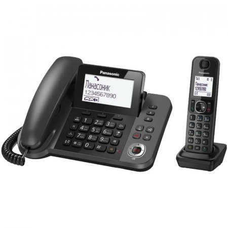 Радиотелефон Panasonic KX-TGF310RU черный