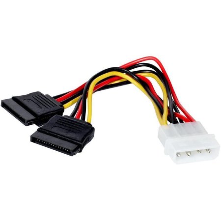 Кабель ExeGate Molex - SATA - SATA 0.15 метра (EX138935RUS)