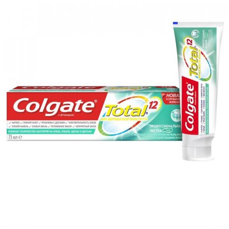 Зубная паста Colgate Total 12 Профессиональная чистка (гель) 75 мл