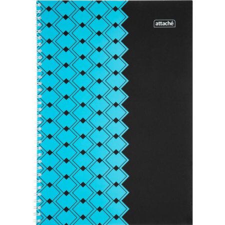 Тетрадь общая Attache Персия А4 60 листов в клетку на спирали (обложка  разноцветная, ВД-лак)