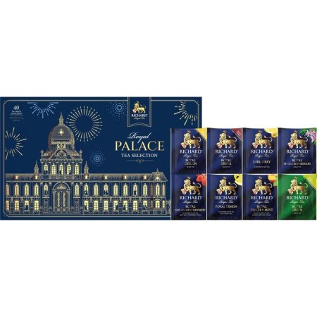 Чай Richard Royal Palace Tea Selection ассорти 40 пакетиков