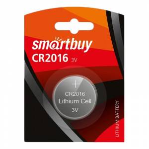 Батарейка Smartbuy таблетка CR2016