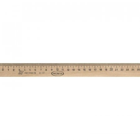 Линейка Можга (25 см, дерево)
