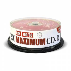 Диск CD-R Mirex 0,7 GB 52x (25 штук в упаковке)