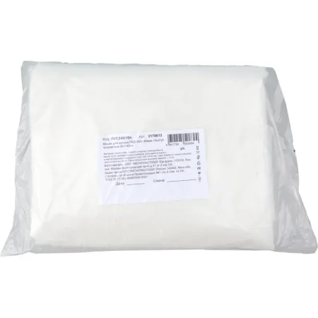 Мешки для мусора 240 л прозрачные (ПВД 80 мкм, 10 штук)