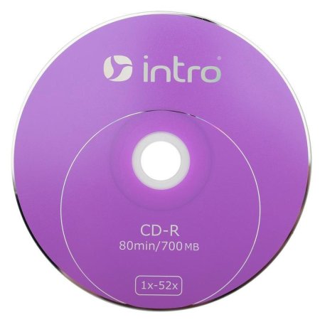Диск CD-R Intro 52X 700MB Shrink (50 штук в упаковке)