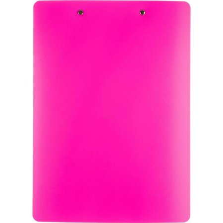 Папка-планшет с зажимом Attache Neon А4 розовая