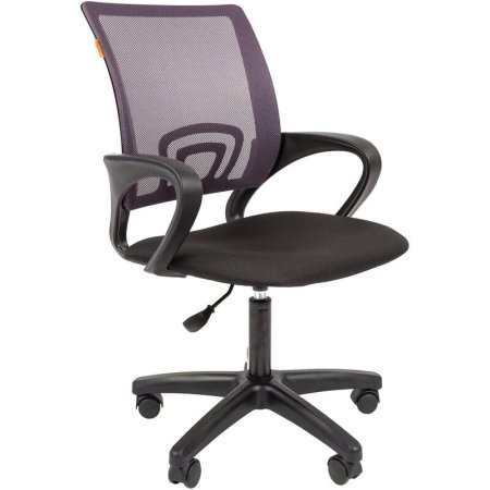 Кресло для руководителя Chairman 696LT серое/черное (сетка/ткань,  пластик)