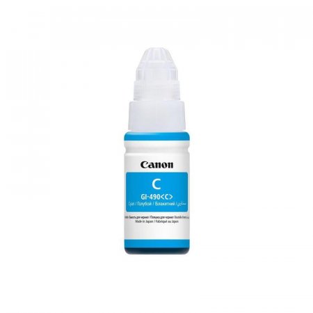 Картридж струйный Canon GI-490 C (0664C001) гол. для G1400/2400/3400