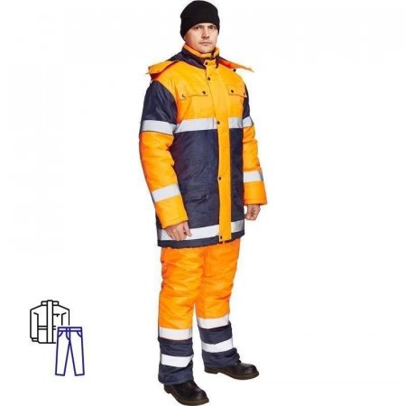 Костюм зимний Спектр-1 КБР c СОП куртка и брюки (размер 48-50, рост  170-176)