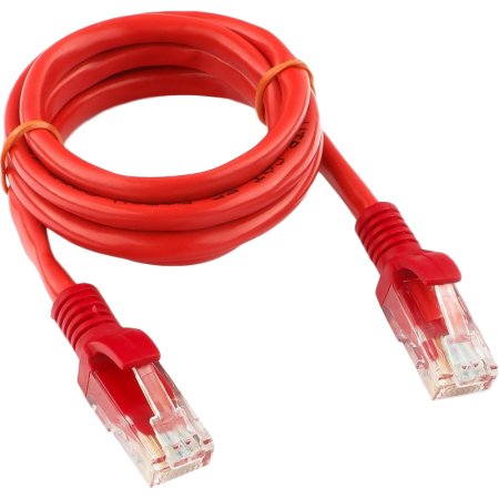 Патч-корд витая пара Cablexpert PP12-1M/R 5e 1 м
