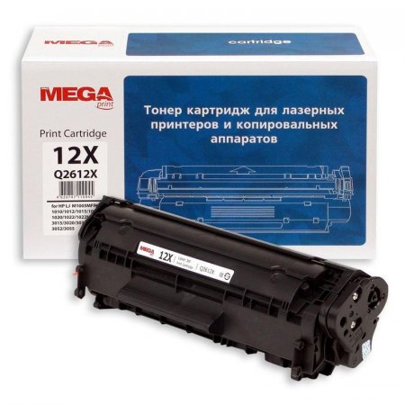 Картридж лазерный Promega print 12X Q2612X для HP черный совместимый повышенной емкости