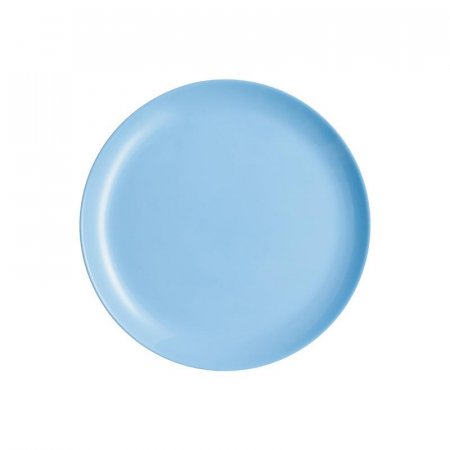 Тарелка десертная стекло Luminarc Дивали Лайт Блю диаметр 190 мм голубая  (артикул производителя P2612)