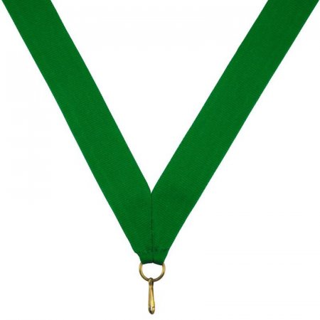 Лента для медалей зеленая 24 мм