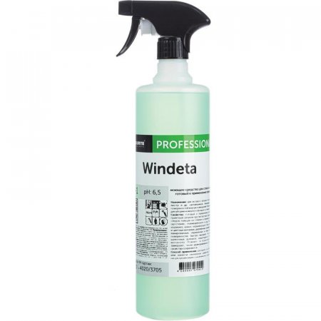 Средство для мытья зеркал и стекол Pro-Brite Windeta 1 л