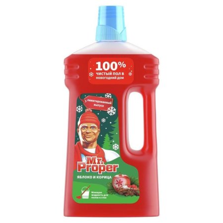 Универсальное чистящее средство Mr.Proper Яблоко и корица жидкость 1 л