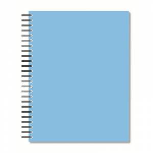 Бизнес-тетрадь Attache Bright colours A5 96 листов голубая в клетку на спирали (160x207 мм)