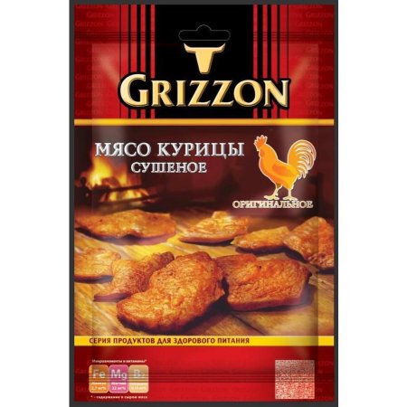 Снеки Grizzon Мясо курицы сушеное 36 г