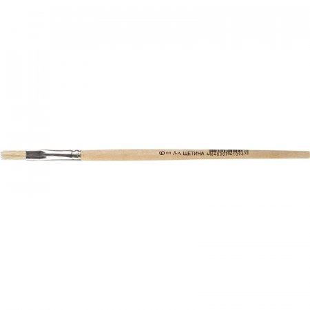 Кисть №1 School щетина плоская №6