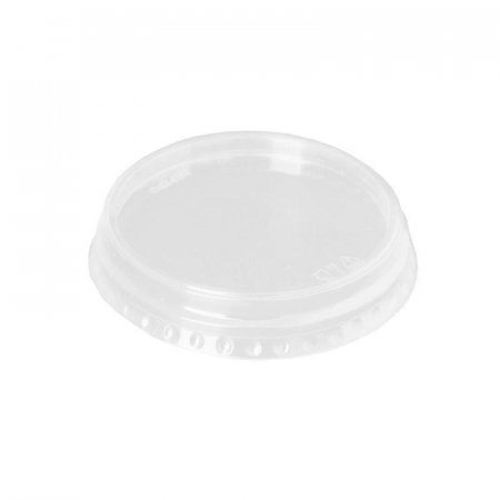 Крышка для стакана 95 мм пластиковая прозрачная 50 штук в упаковке Комус