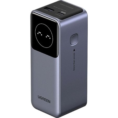 Внешний аккумулятор (power bank) Ugreen PB724 12000 мАч 100W серый  (35526B)