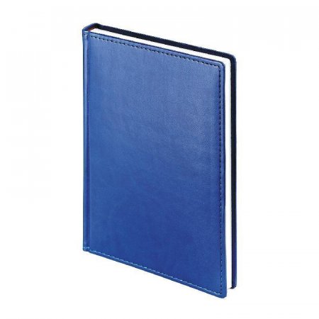 Ежедневник недатированный Альт Velvet искусственная кожа А4 136 листов  синий (210х300 мм)